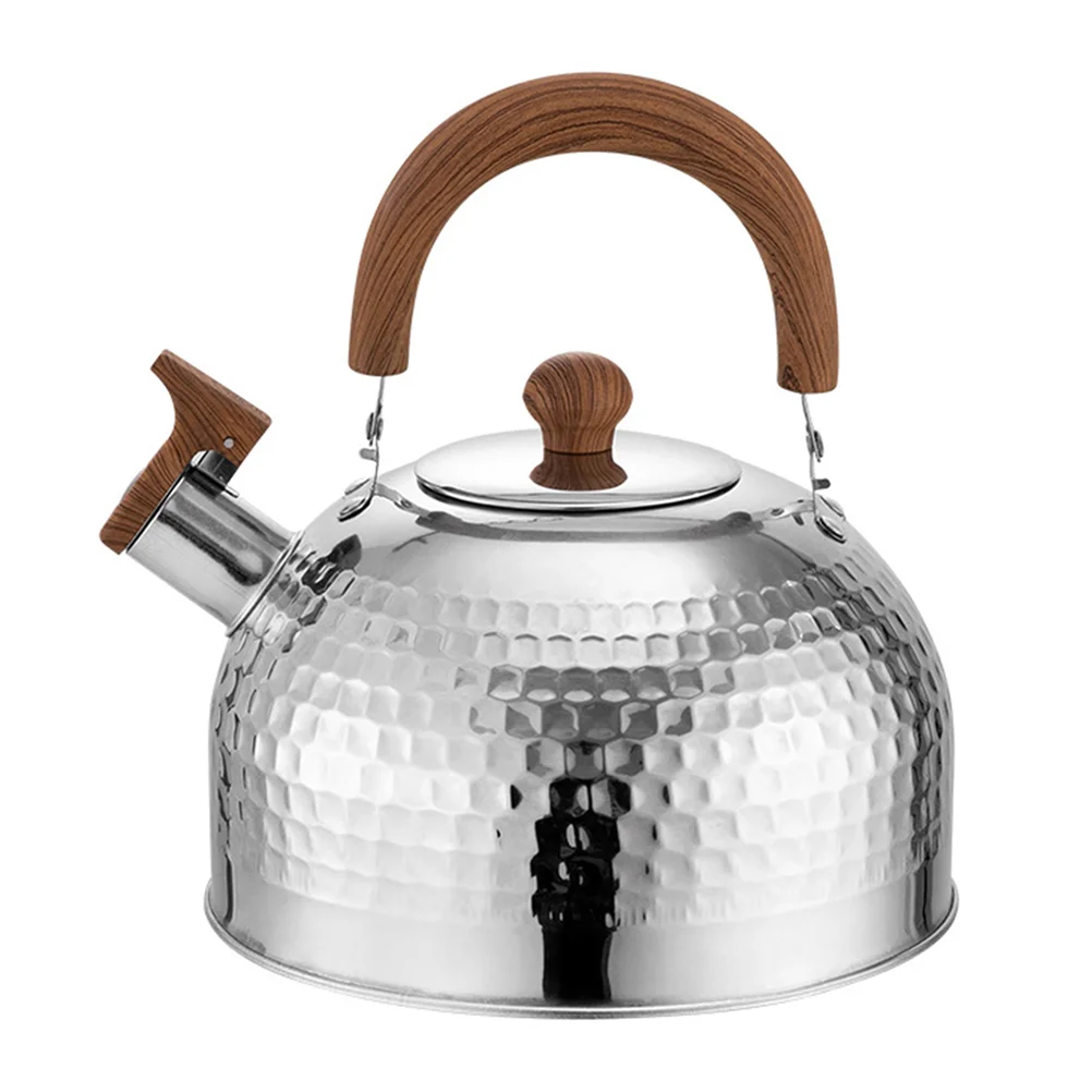 

Whistle Kettle Whistling Stovetop Tea Water Boiler The High Capacity 304 Stainless Steel with Handle