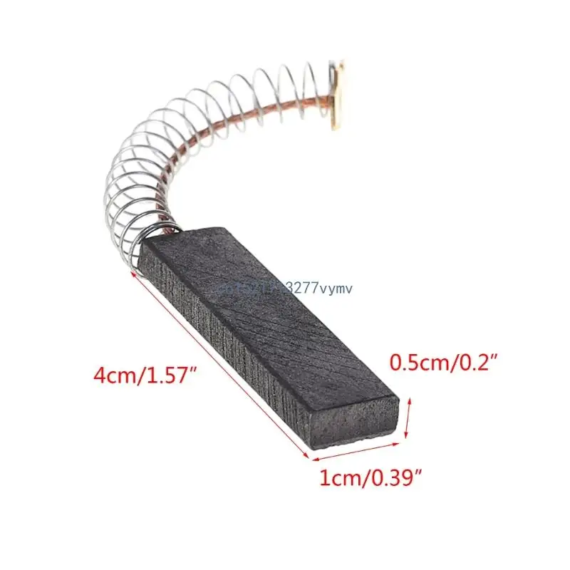 20pcs Durable Carbon Brush Universal Electric Motor Carbon Brush Replacement for Washing Machine Electric Machine Power Tool