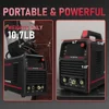TIG Welder with Pulse 205Amp Large LED Display, STICK/DC TIG/PULSE TIG 3 in 1, 110&220V Dual Voltage 6