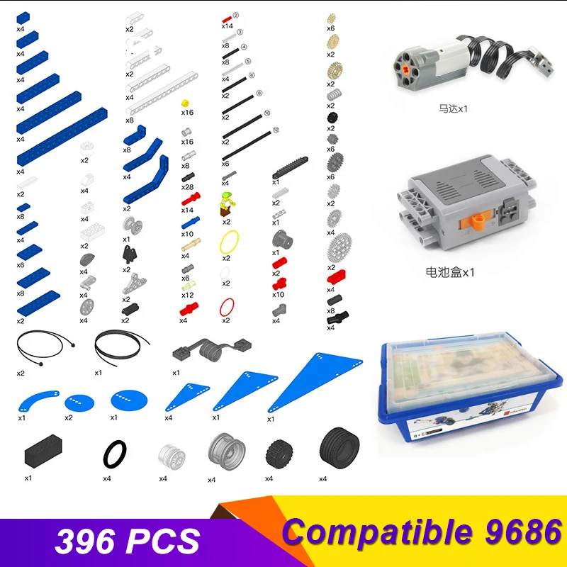 

Technical Parts WeDo 3.0 Powered Machines Set Building Blocks Compatible 9686 2.0 Educational DIY Toys EV3 Christmas Gifts