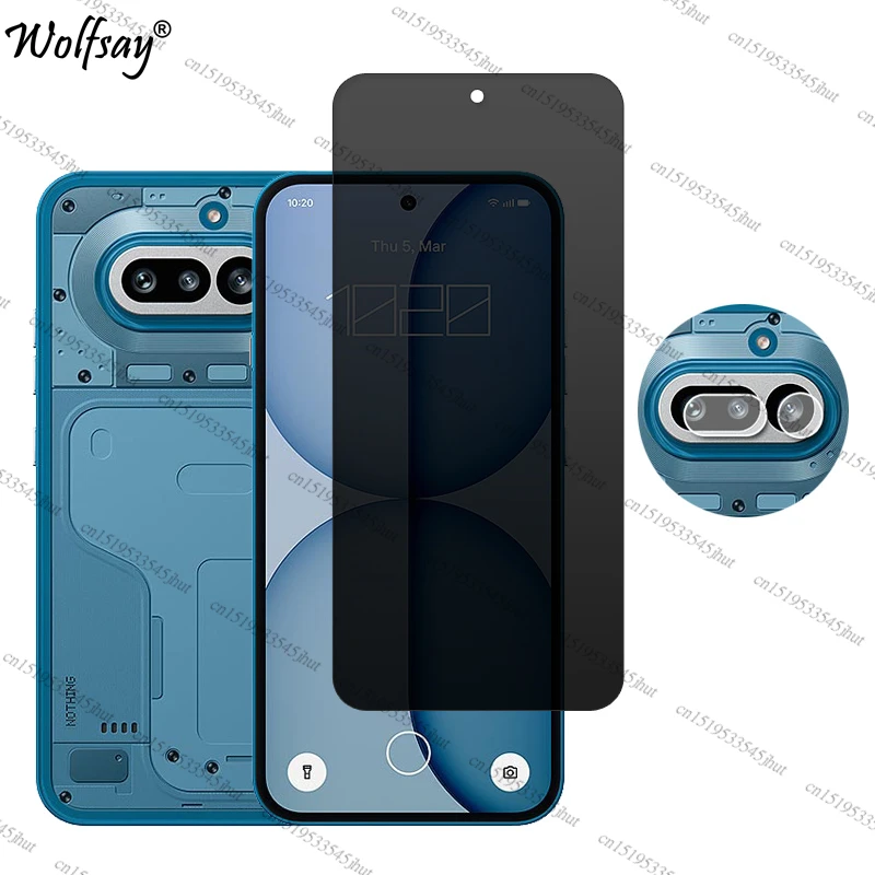 Anti-Spy Tempered Privacy Screen & Camera Protector Glass