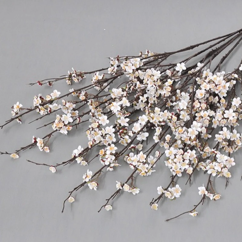 Artificial Cherry Blossom Long Branch for Window Display and Floral Photography Props