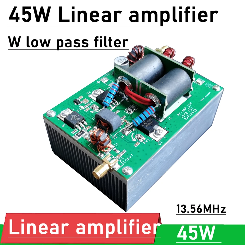 Dykb-リニアアンプ45w 13.56mhz ssbrf,アマチュア無線用高周波