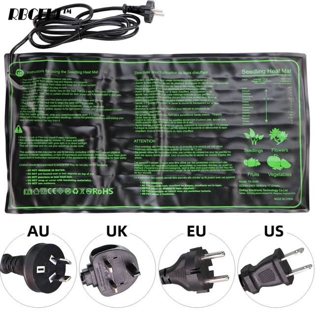Vízálló Palánták Hőszőnyeg Tartós Meleg Hidroponikus Fűtőpad Növényi Csírázáshoz Beltéri Kertek Virágok Szaporodási Klón - Image 6