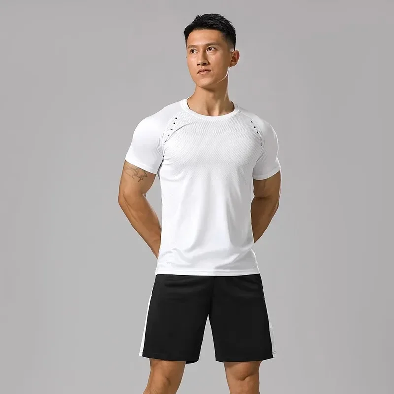 Sports Men Summer Vest Running Sportswear Quick-drying Gym Fitness Clothes Badminton Clothes Casual Sleeveless T-shorts Tops 5