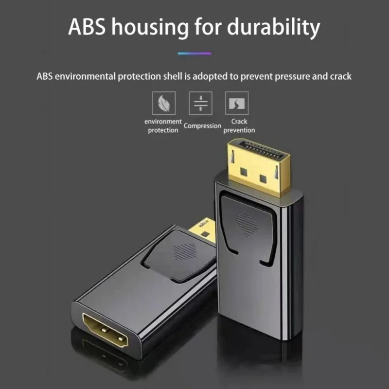 OTG adapter Male To Female 60Hz Video Audio Converter 4K Display Port For PC TV Laptop Projectors DP