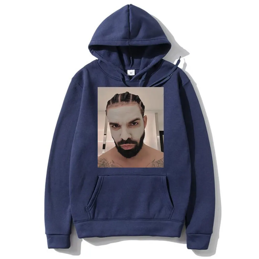 Funny Drake Mugshot Hoodie Men Fashion Hip Hop Streetwear Rap Fun Sweatshirt Long Sleeve Male Oversized Casual Fleece Hoodies