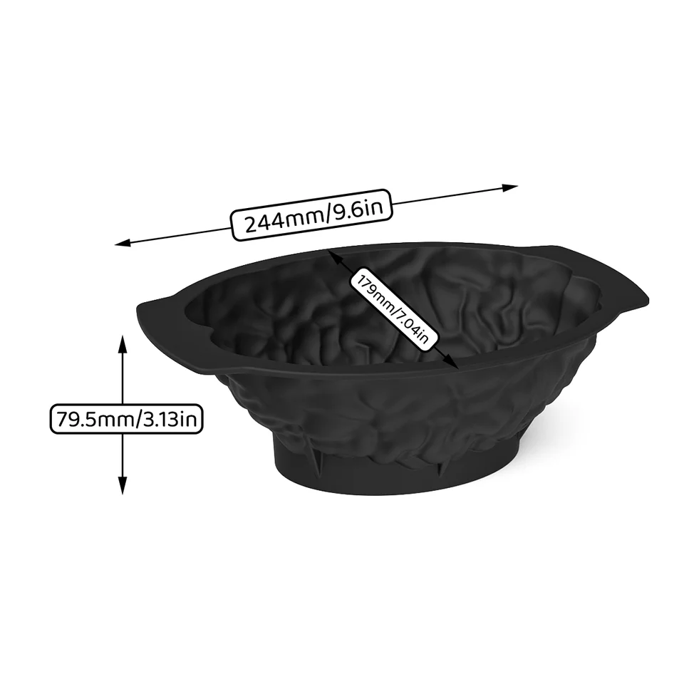 2 Stampo Per Cubetti Ghiaccio A Forma Di Cervello – Silicone Per Ghiaccio, Cioccolato, Sapone – Halloween