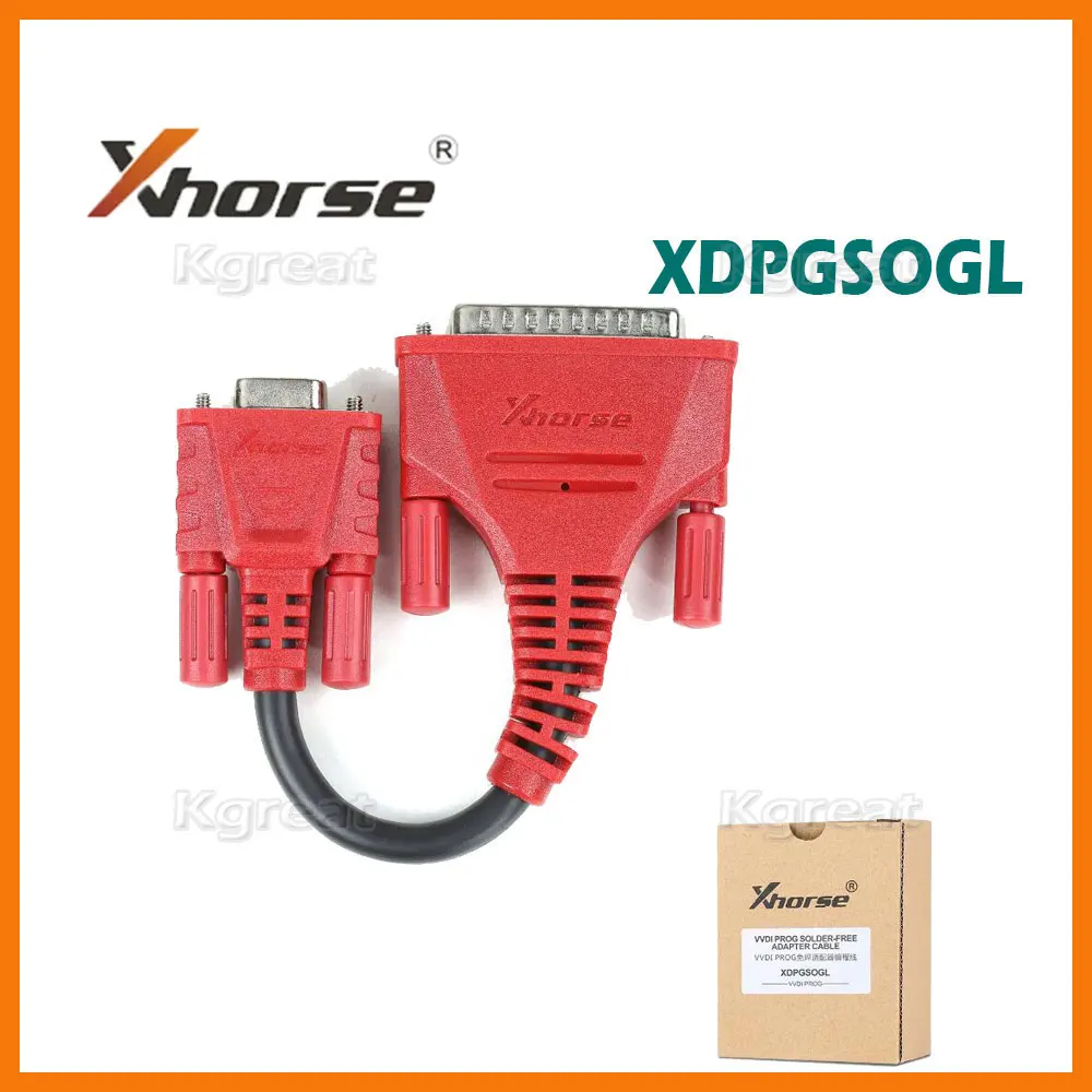 

Xhorse XDPGSOGL DB25 DB15 Conector Cable Work with VVDI Prog and Solder-free Adapters