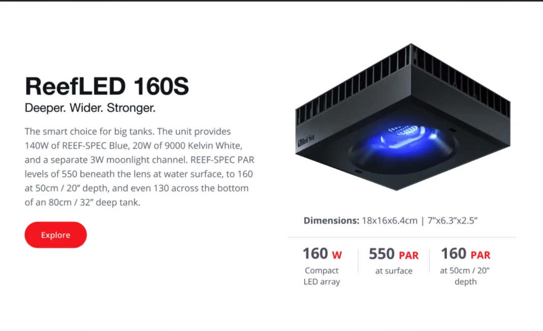 レッドシー リーフLED160s アームセット レッドシー Reef LED