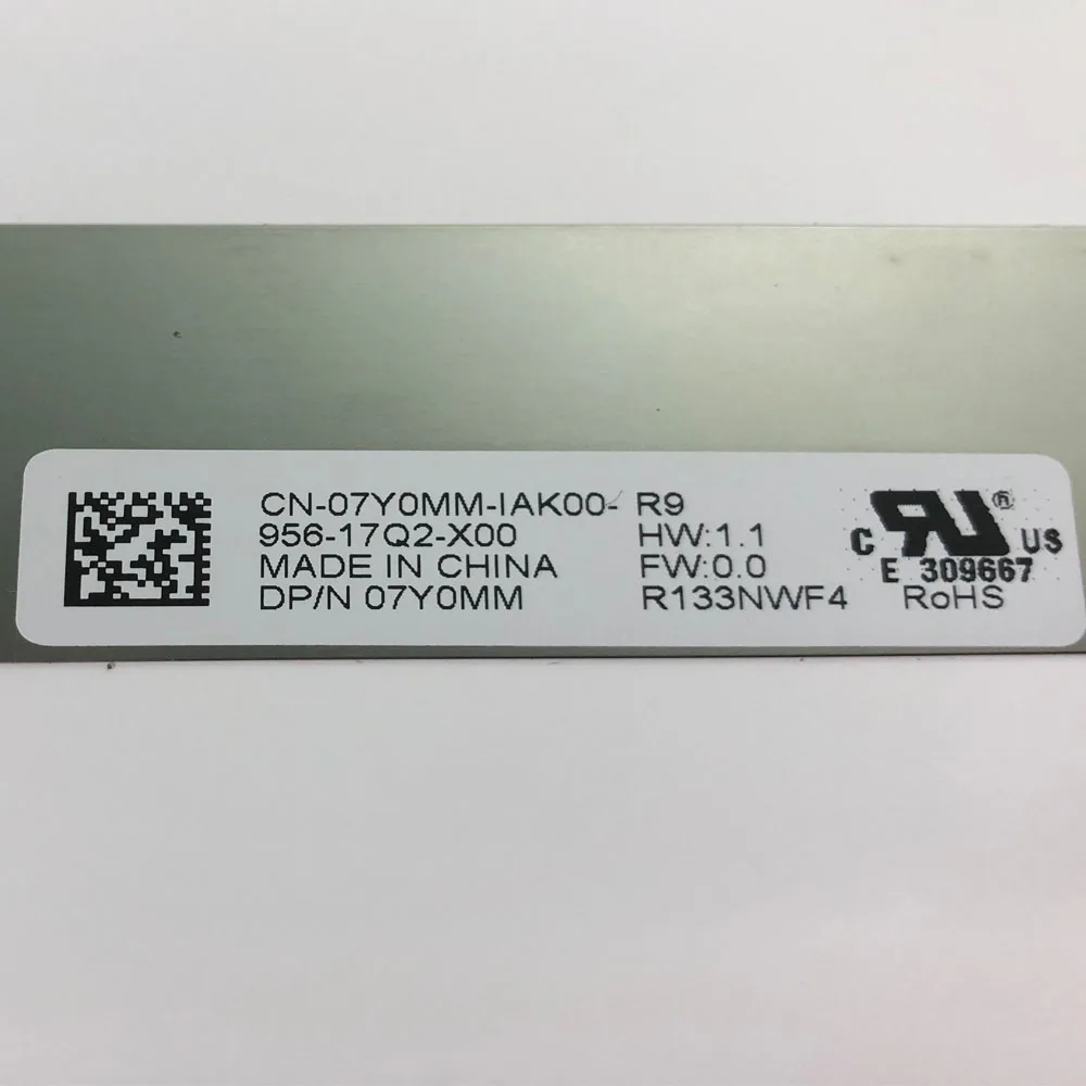 para Dell Latitude 3310 2-em1 13.3 Brilhante Fhd Tela de Toque do Portátil Lcd dp n 07y0 mm R133nwf4 r9 - Imagem 3