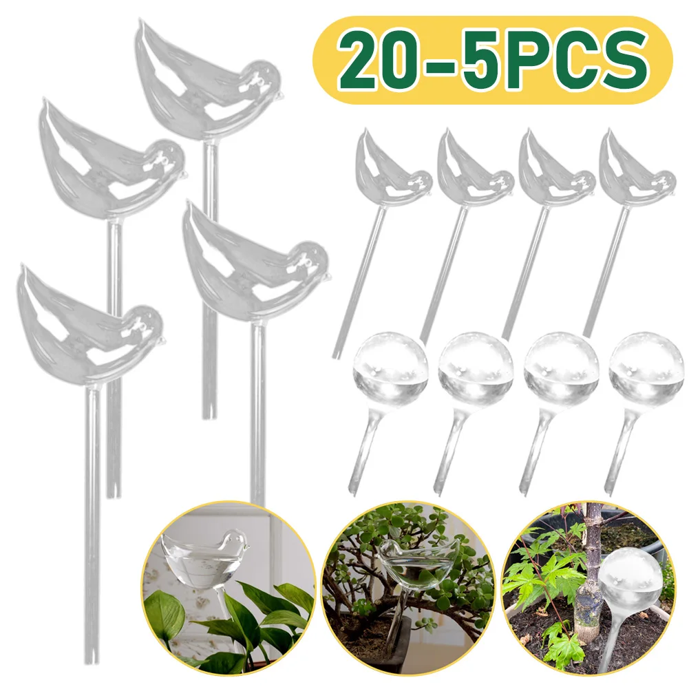 Automatic Plant Watering Bulbs Self Watering Ball/Bird Shape Water Device Drip Irrigation System Home Garden Flower Plants plant waterer