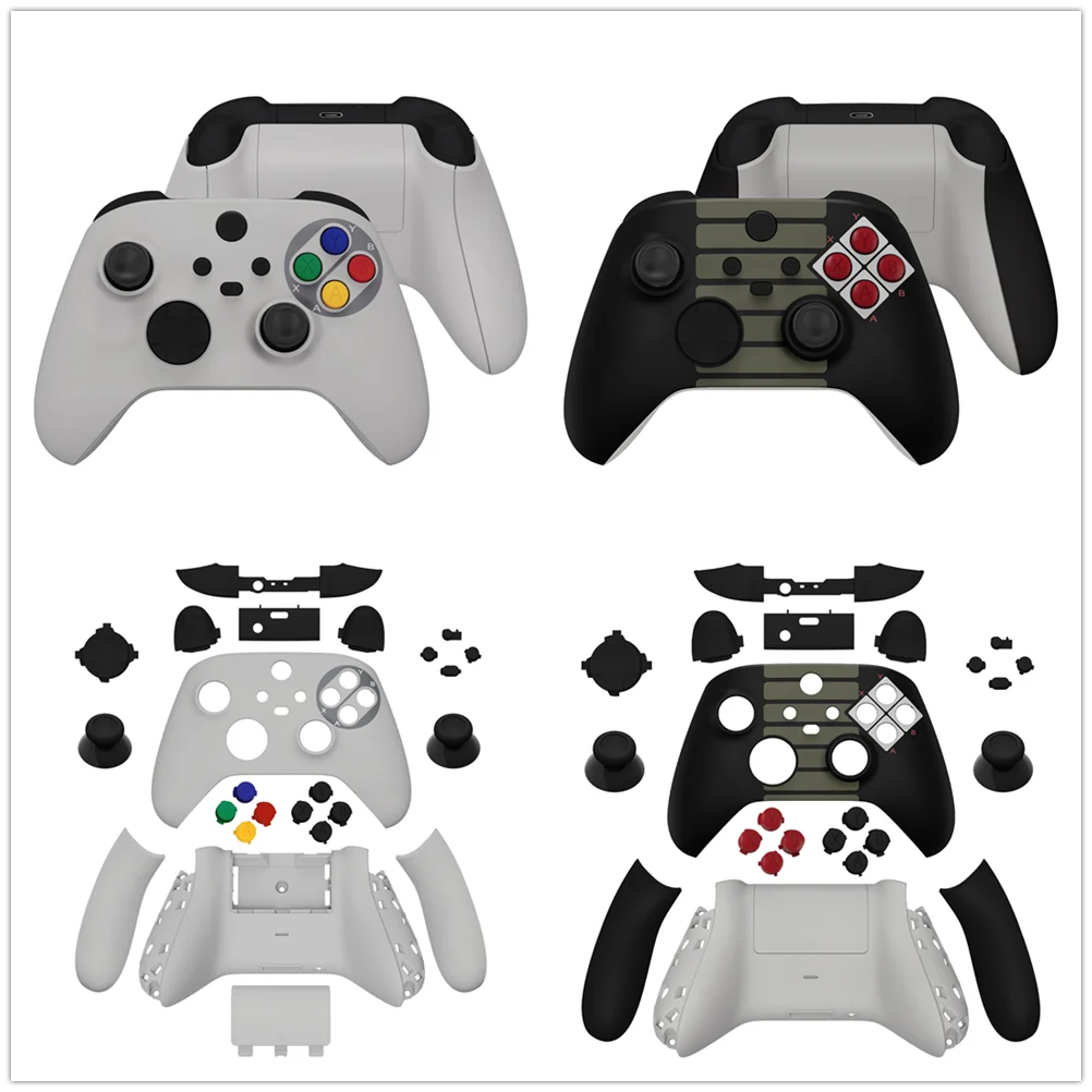Extremerate Classic Style Set Completo Di Pulsanti Shell Per Controller Wireless Xbox Core, Manopole Laterali Coperchio Piastra Anteriore Posteriore