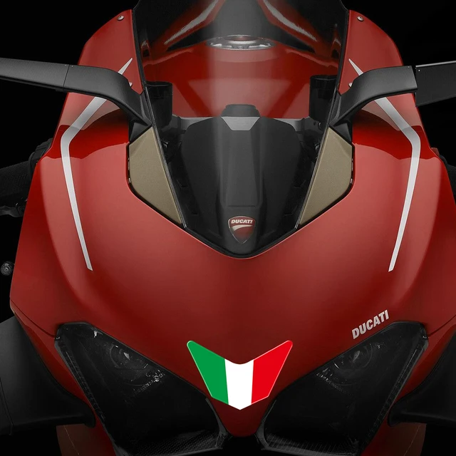 Resina jante ducati v4s 3d adesivos corse logotipo da motocicleta tanque almofada para ducati v4 xdiavel 1260 hypermotard 950 797 5