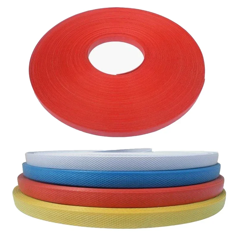 Color PP Hand Packing Tape Belt Strapping Fixed Braid Red Manual Rope Building Material Wood Goods Logistics Tray Book Box 4