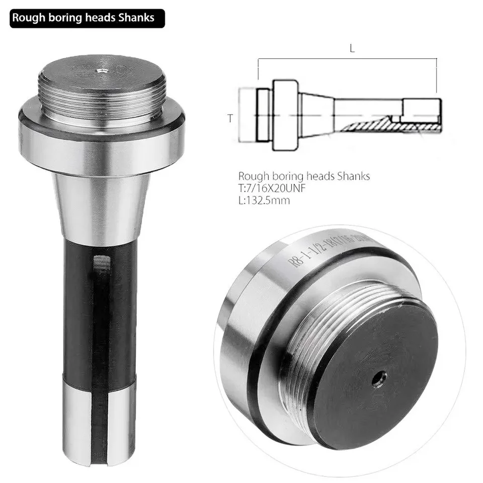 F1 Boring Head Tool Holder - NT40-F1 M16 For Milling Machines With 0.005mm Precision