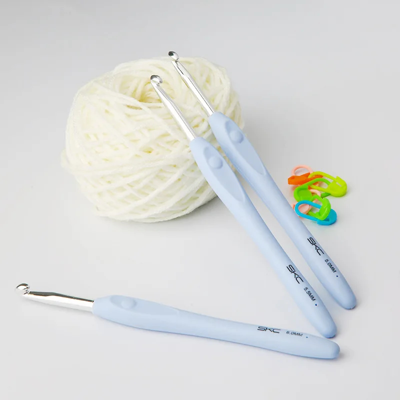 Ergonomic Handle Crochet Hooks Knitting Crocheting Needles Blanket Shawl  Yarn Hand Weave Tool Sewing Accessories for Fine Work - AliExpress