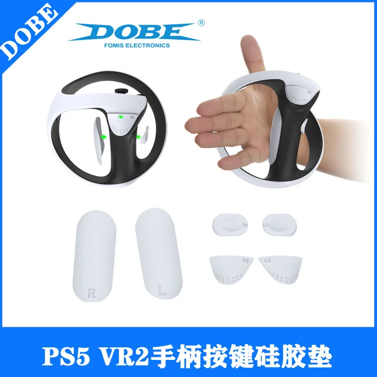 Per Ps5 Vr2 Maniglia Di Gioco Pad In Silicone Antiscivolo Pad Di Protezione Chiave 6 In 1 Vr Adesivo Chiave Antiscivolo Tp5-2512
