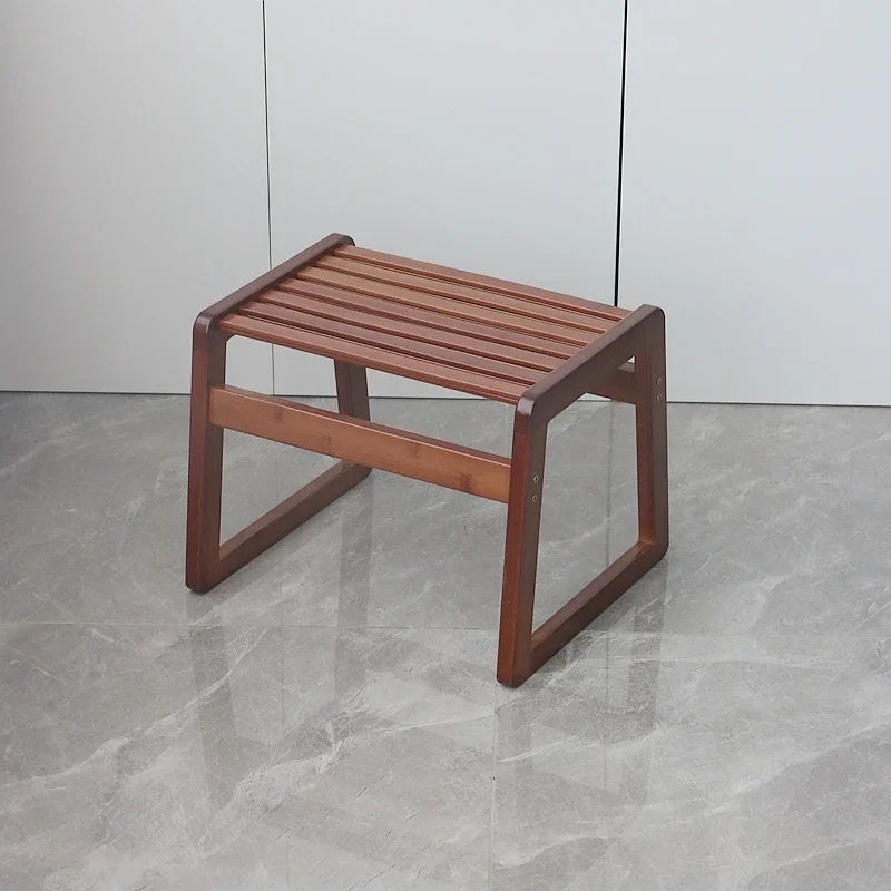 Wooden Bathed Bathroom Chairs Stepping Drainage Supplies Bathroom Stools Multifunction Home Furniture CM50YS, woven chair
