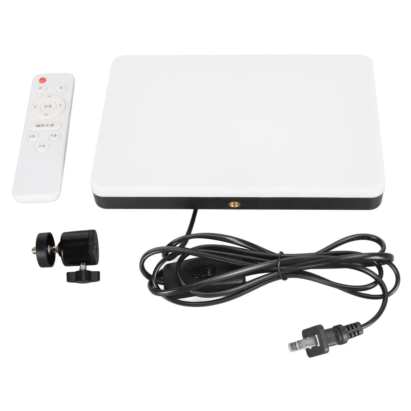 

LED Video Light Flexible LED Panel Light Video Soft Light 2700 To 5700K US Plug 100‑240V Remote Control for Video Conferencing