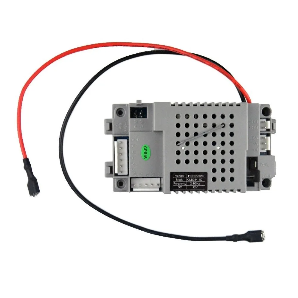 New CLB084-4D Remote Controller Grey White Plastic RC Receiver 12V 2.4G Central Control Panel for Children Electric Car