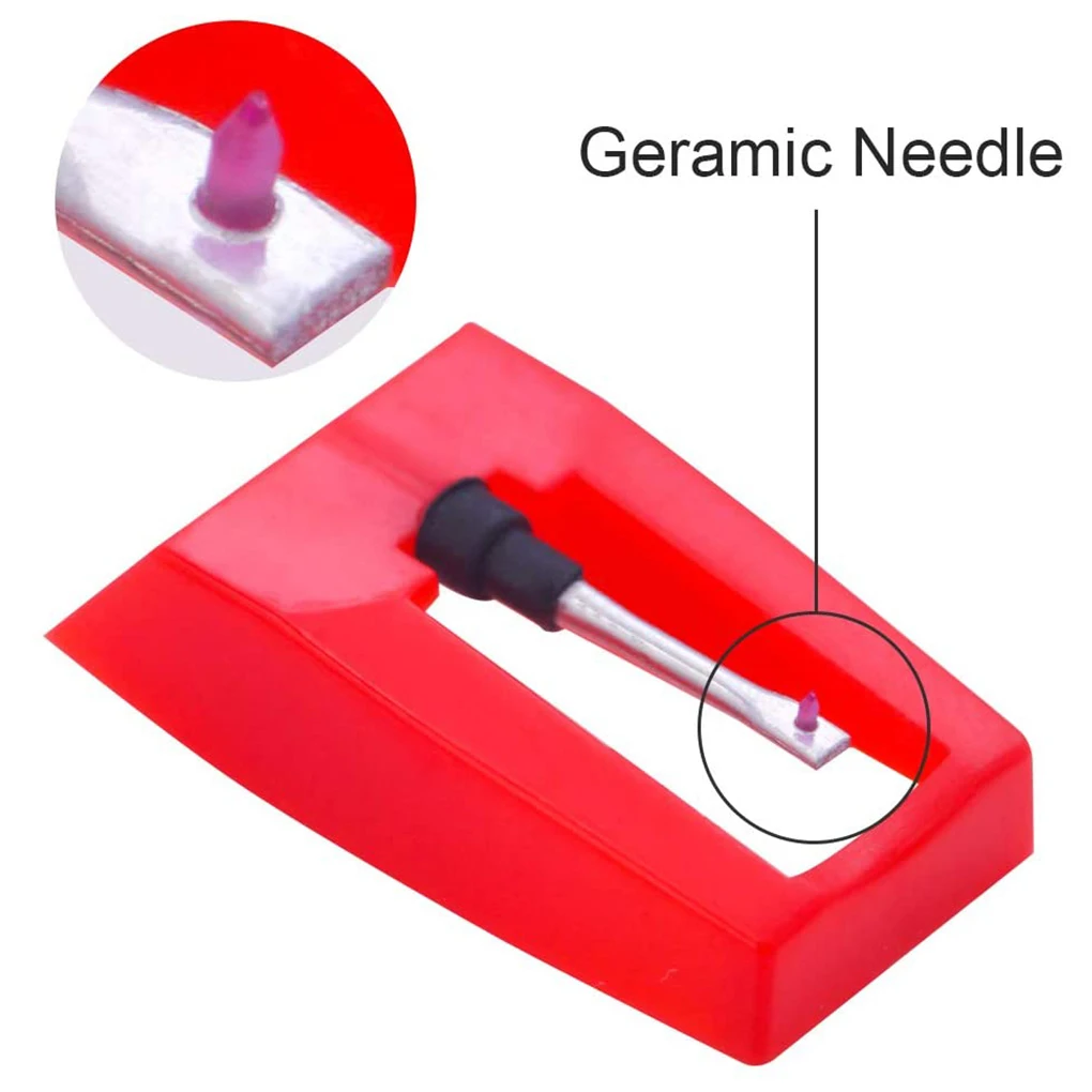 5Pcs Gramophone Turntable Replacing Needles Needle Replacement Rock Pop Music Record Player Stylus Styluses Spare Pa
