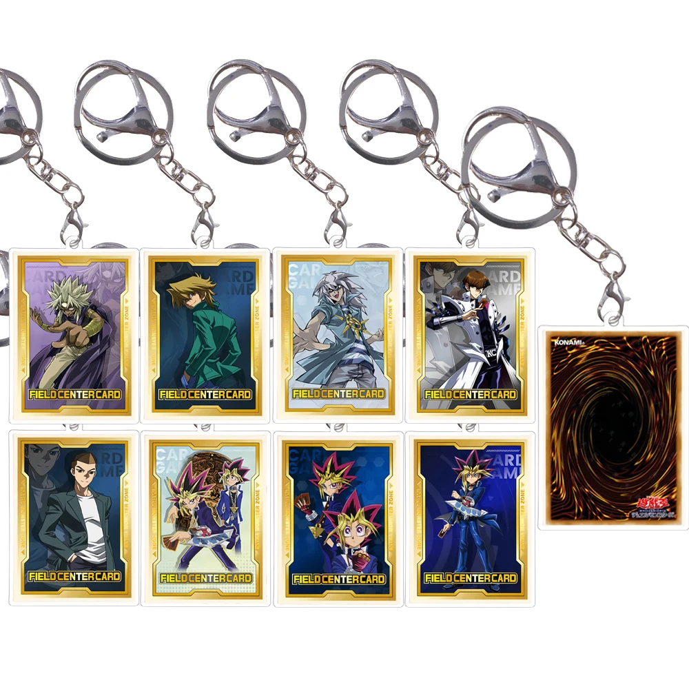 Yu Gi Oh Double Sided Character Keychain Acrylic Pendant