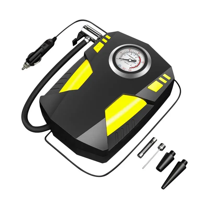 

Car Tire Inflator Electric Digital Display 12V DC Air Compressor Portable Air Compressor For Basketballs Soccer Balls Car