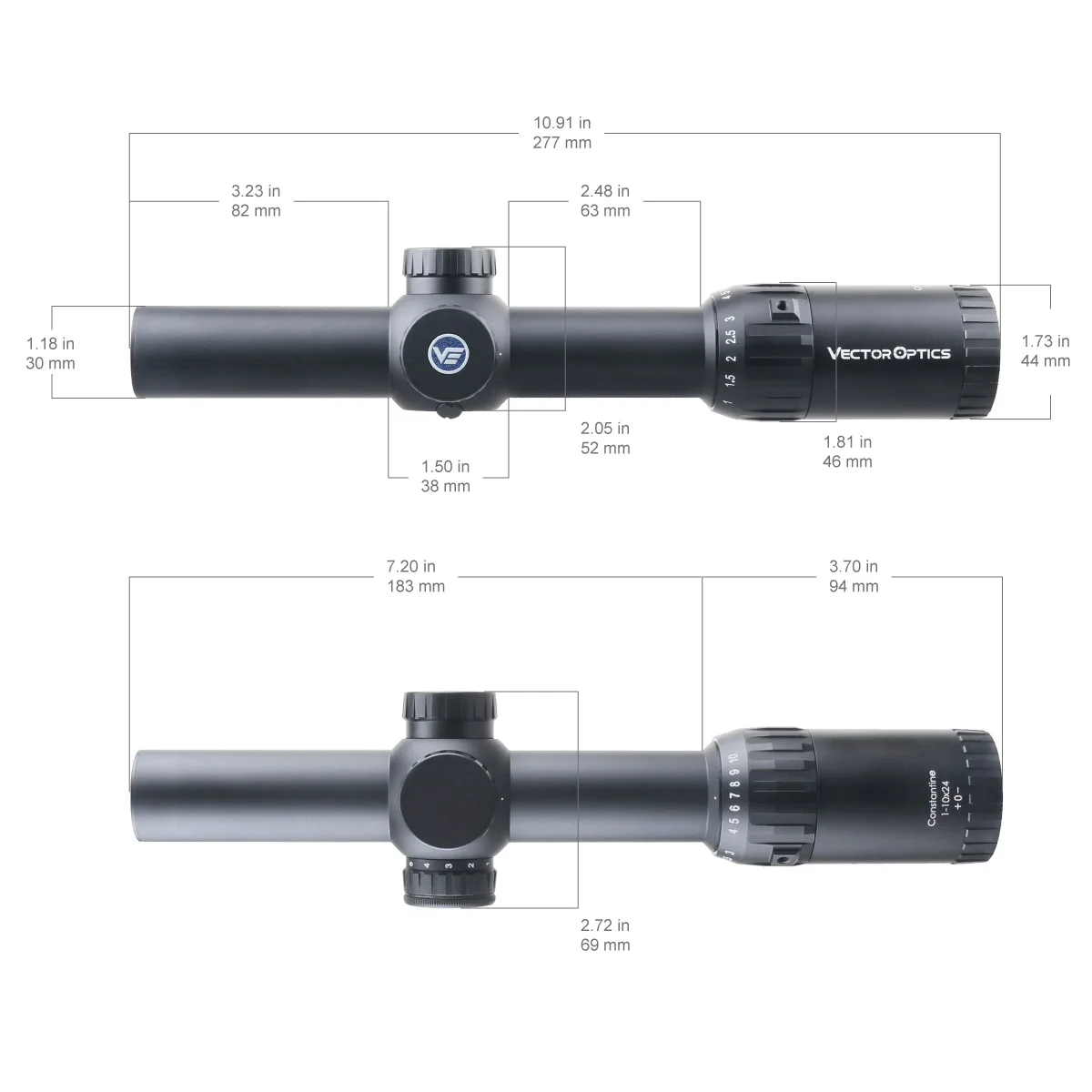 Vector Optics Constantine 1-10x24 SFP LPVO Riflescope With Fiber Dot Reticle Used Under Strongest Sunlight For Hunting 4