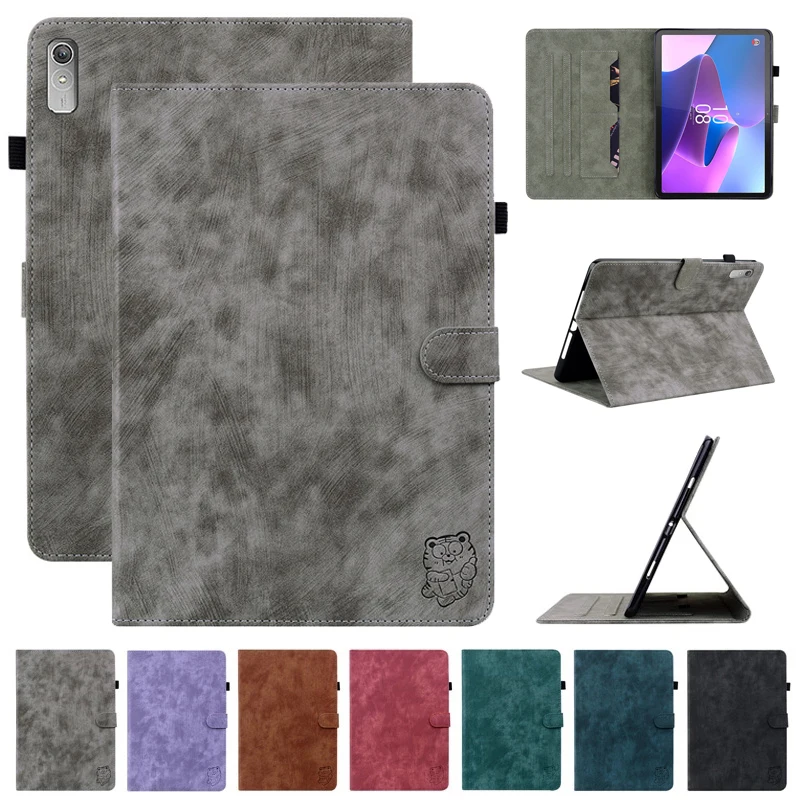 Per Lenovo Tab P11 2Nd Gen Case Tb350Fu Tb350Xu Cute Tiger Wallet Flip Cover Per Coque Lenovo Tab P11 Gen 2 P11 2022 Case Funda