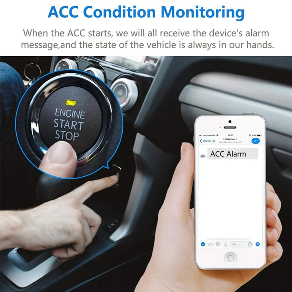 TKSTAR Mini Car 2G/4G GPS Tracker Remotely Cut Off Oil GPS Tracker Car TK806 Locator Motorcycle Realtime ACC Alert Free APP