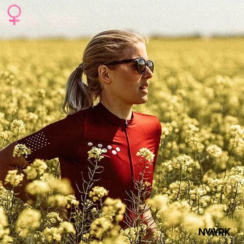 Cycling jersey women Colorful rainbow color series short air mesh sleeve cycle wear MTB Female bike riding shirt