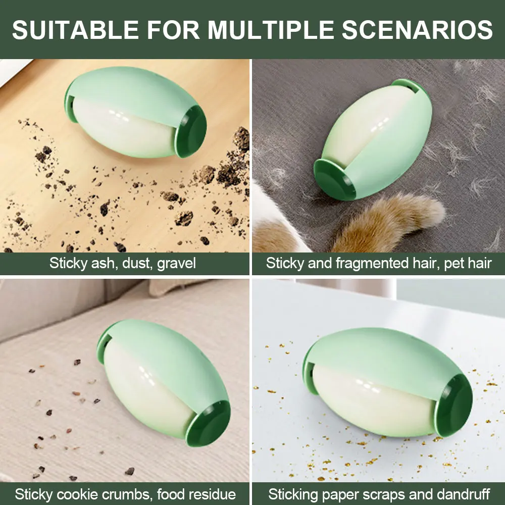Mini Lint Roller For Pet Hair Ball Shape portable Roller Brush Multi-Surface Removal Tool Reusable Cat And Dog Hair Remover