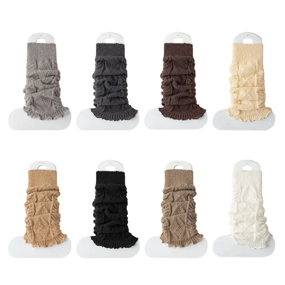 New Knitting Leg Warmers Cute Sweet Warm Foot Cover Boot Warmers Autumn Winter