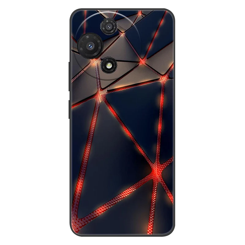 Luxury Silicone Space Soft Bumper Phone Case - Fashionable TPU Shell Cover