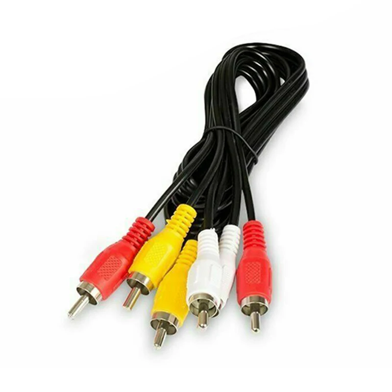 1pc   AV RCA й ġ ñ  й STB TV DVD VCD ÷̾ й ̺   3  RCA ̺