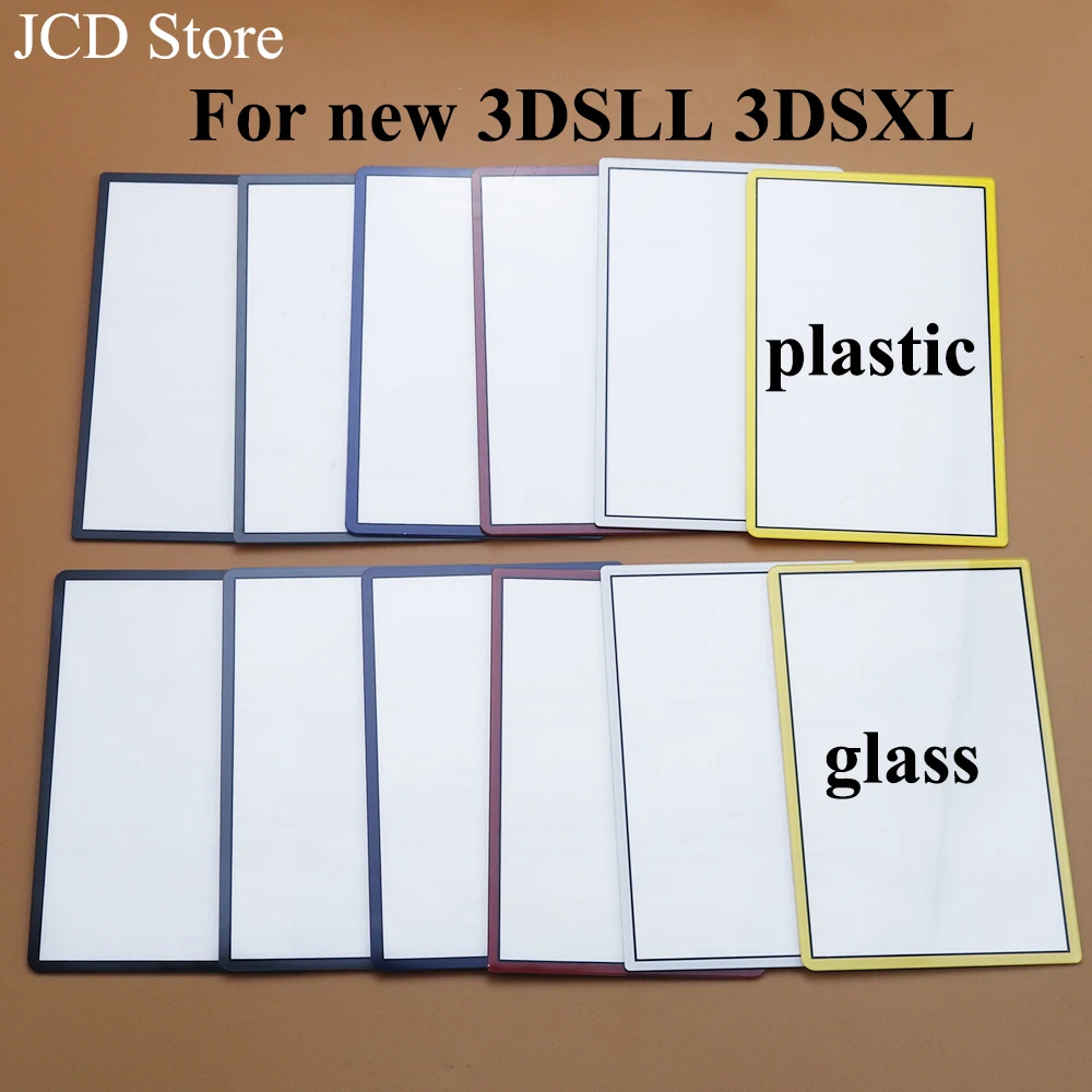 Nintendo DS LCD Screen Replacement 1 Piece Upper Front Top Screen Frame Lens Cover LCD Screen For 3DS XL LL New 3DSXL 3DSLL Plastic & Glass Lens