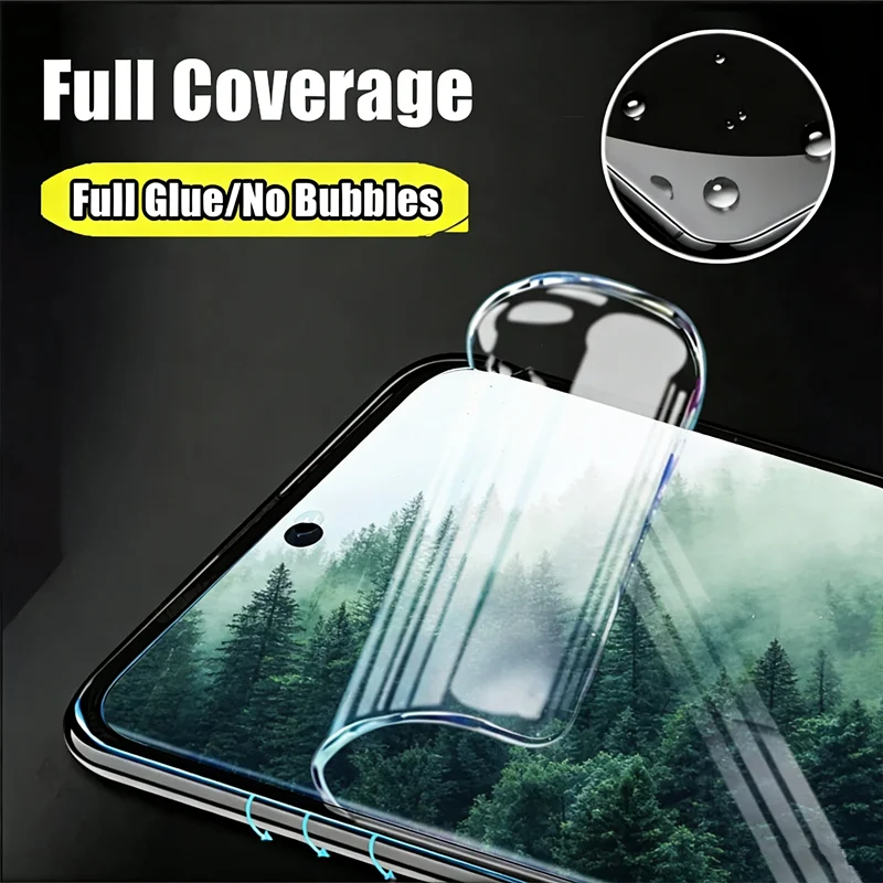 Hydrogel Screen Protector Set - 4 Piece Premium Protection Film