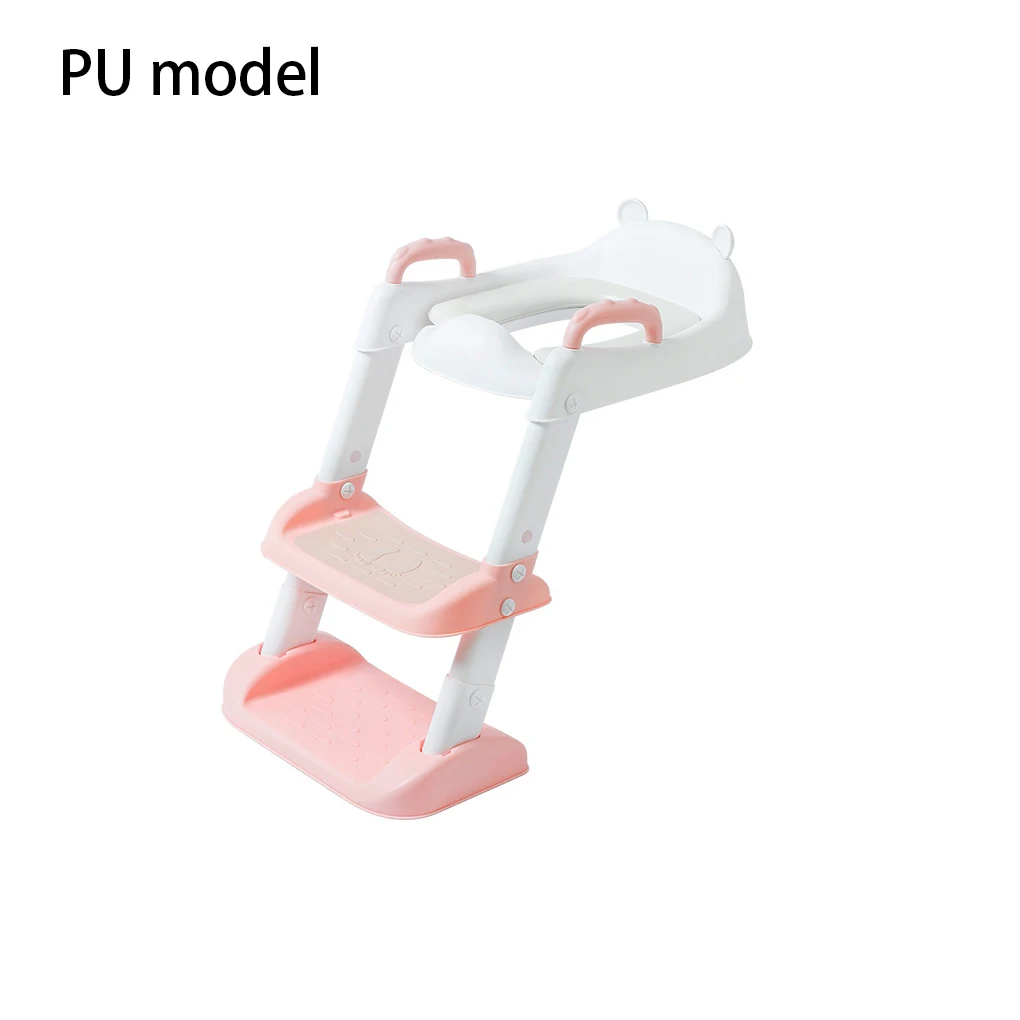 Baby Potty Chair Height Adjustable Household Training Seat with Ladder 6