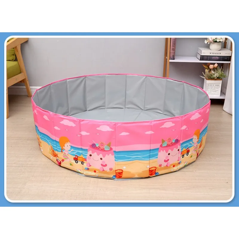 Playpen Circular Folding Sand Pit Fence 100x100cm