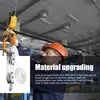 Rope Pulley Block Zinc Alloy Hook Handheld Crane Heavy Duty Polyethylene Rope Pulley Hoist Manual Lifting Device 3
