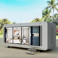 Maison conteneur personnalisée pour villa et complexe hôtelier, maison préfabriquée extensible 6