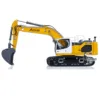 Paintd Assembled LESU Aoue-LR945 RC Excavator 1/14 Hydraulic Metal Digger Construction Vehicle Model Light System TH22900 3