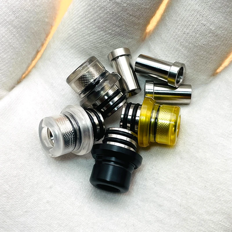 

DSX Mission 510 drip tip set 1.5mm 2.5mm 3.7mm 4.5mm with 4 replacement drip tips for rta atomizer e-cigarette accessories
