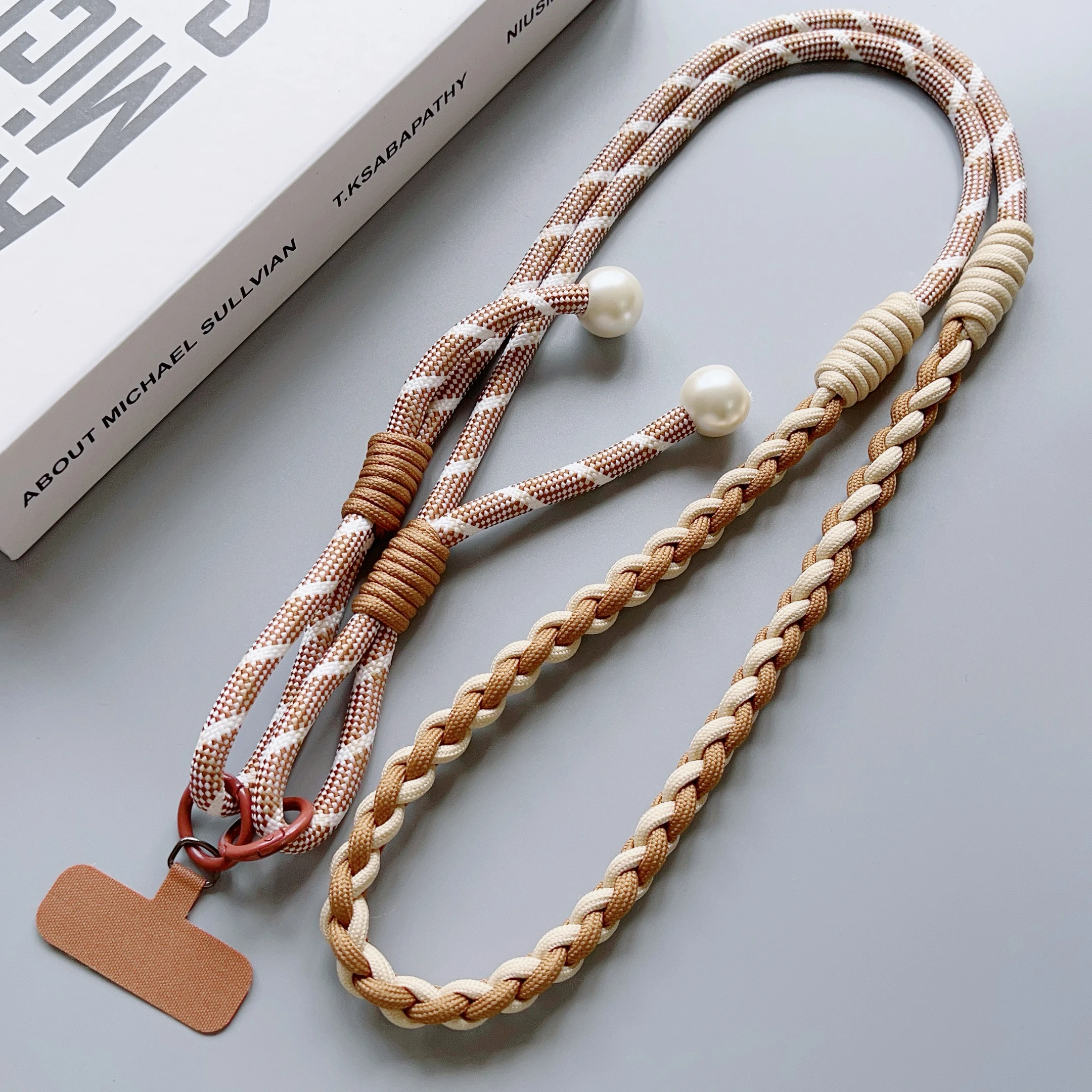 Luxury Multi-Functional Adjustable Pearl Phone Lanyard