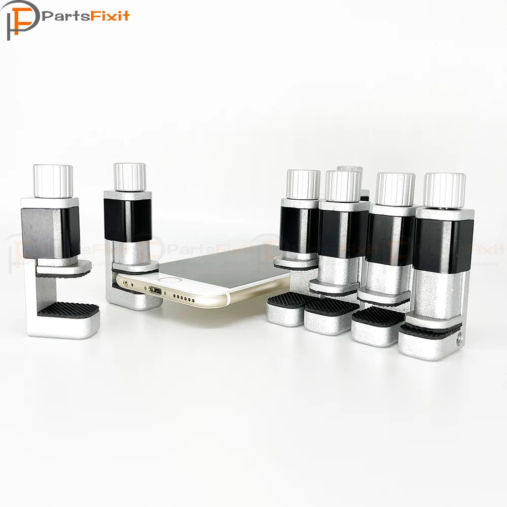 Strumento LCD di riparazione per dispositivo di riparazione con clip per morsetto per riparazione schermo del telefono in lega regolabile con gomma per riparazione PC tablet iPhone iPad - Image 6