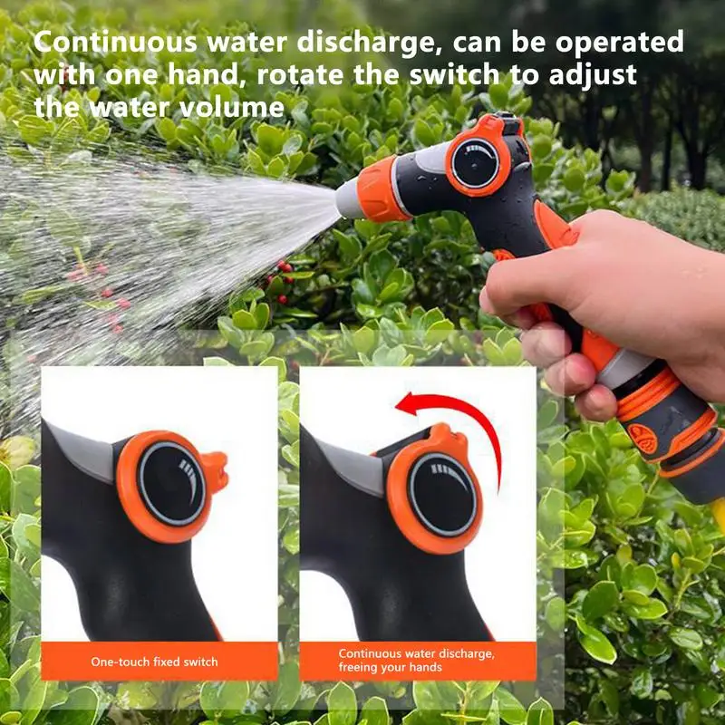 

Water Sprayer For Lawn Spray Lawn Watering Multi-Function Car Wash High Pressure Durable Hand-Held Tools Hose Sprinkle Nozzle