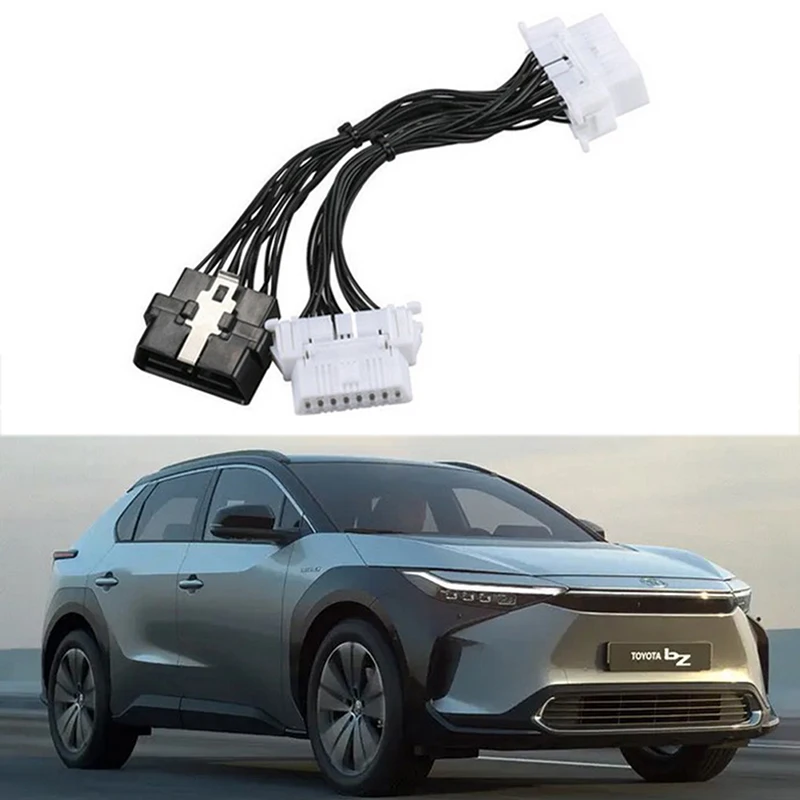 

1PC OBD 2 Y Splitter Extension Cable OBD2 16PIN Male to Female ELM327 Electronic Wire Connector 0.15M