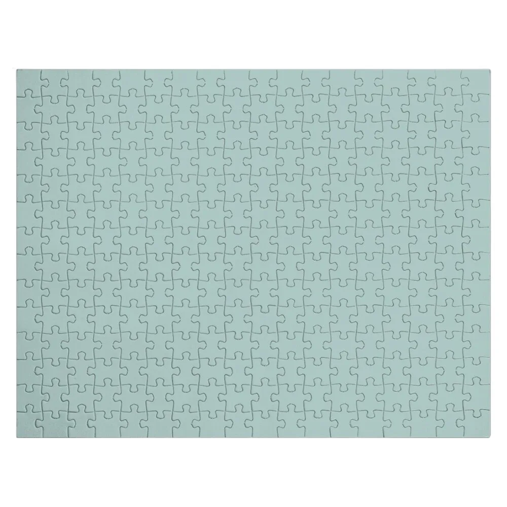 

Pale Pastel Aqua Green Blue Solid Color Pairs to Sherwin Williams Aquaverde SW 9051 Jigsaw Puzzle Puzzle Game Children