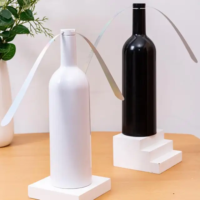 Automatikus Légycseppelló Elektromos Usb Újratölthető Kártevőirtó Ventilátor Penge Kreatív Szúnyog Csapda Légyhibák Taszító Élelmiszervédő